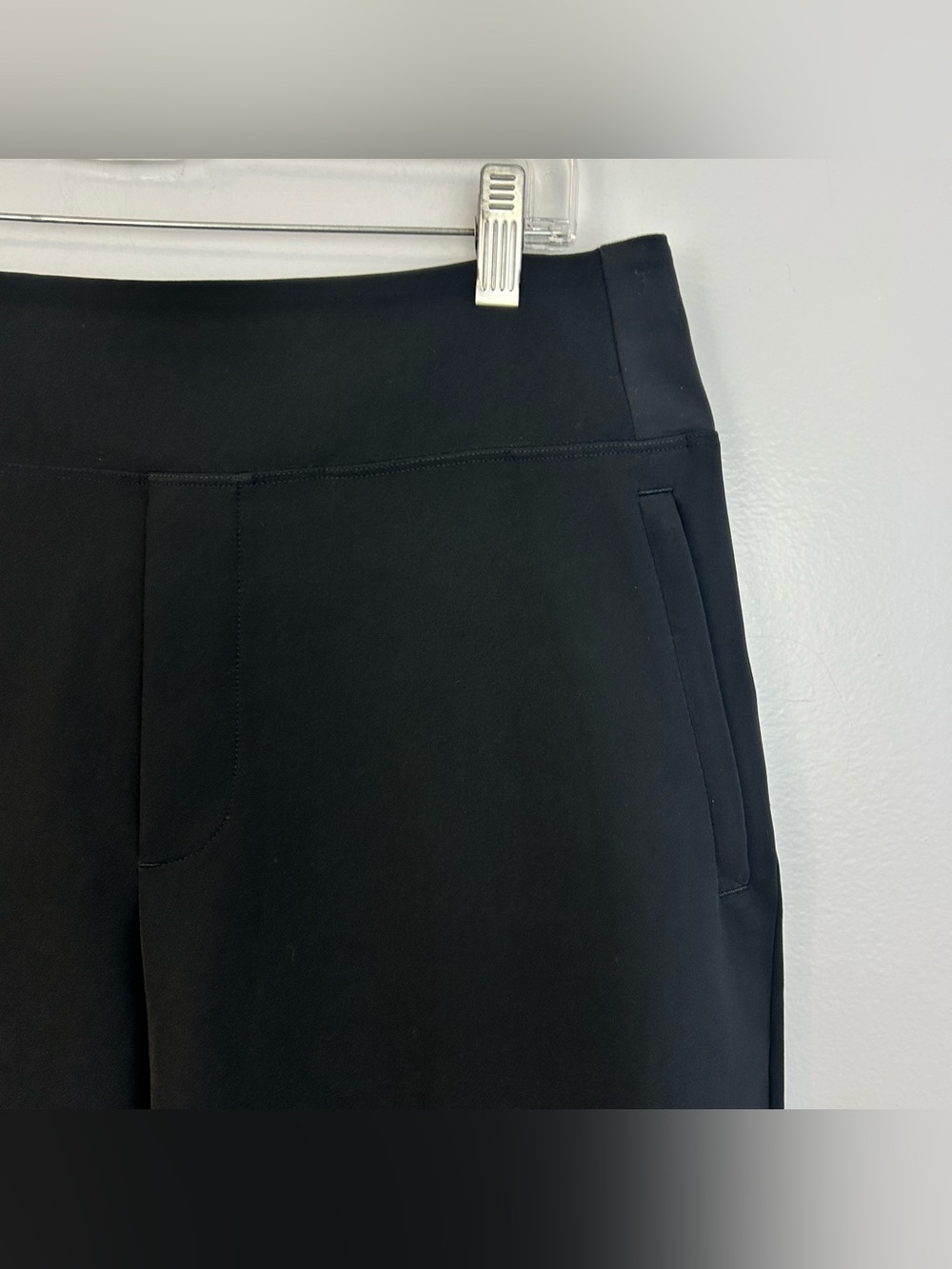Athleta Black Endless High Rise Stretch Fabric Tapered Ankle Pants size 12 - Picture 5 of 10